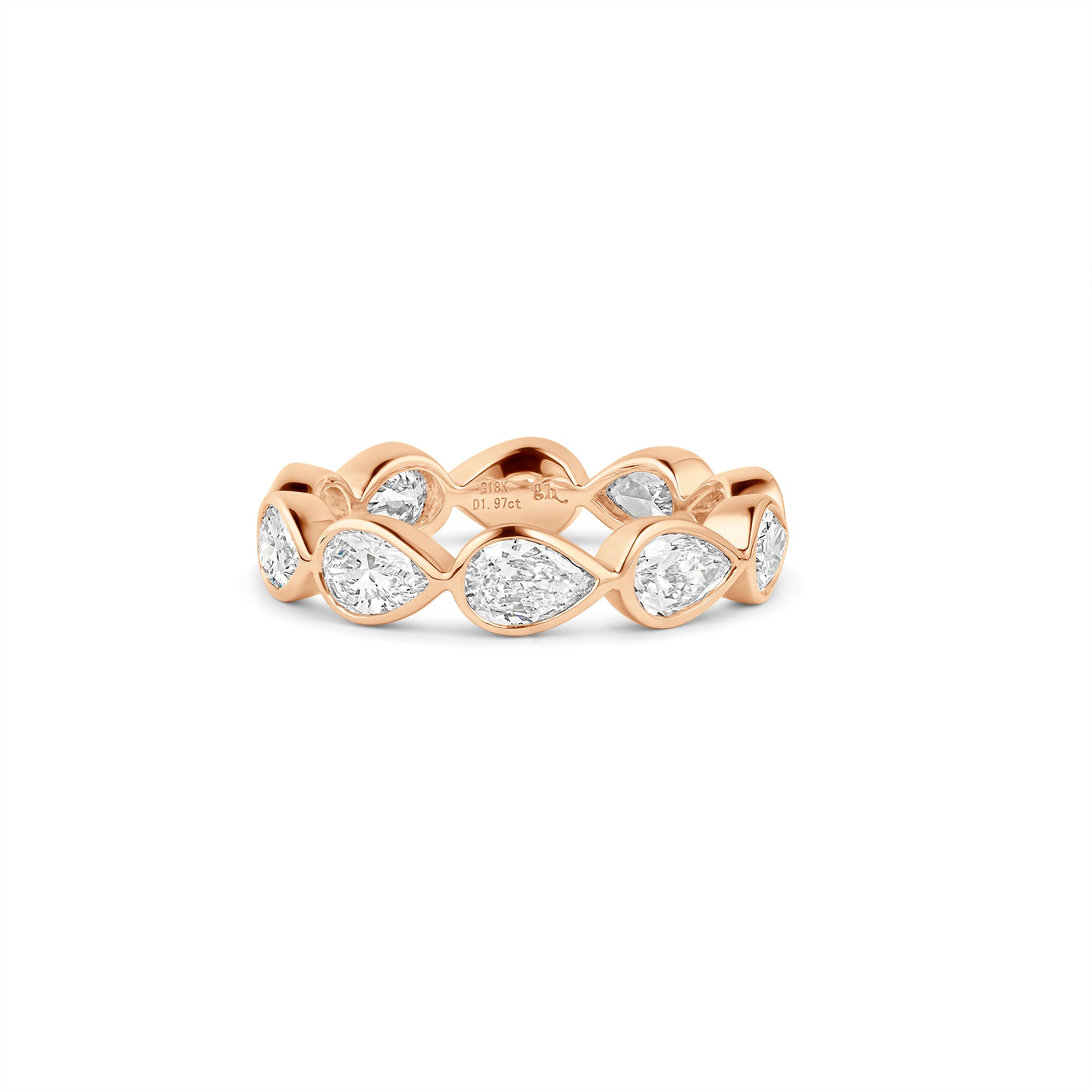 Pear Bezel Band