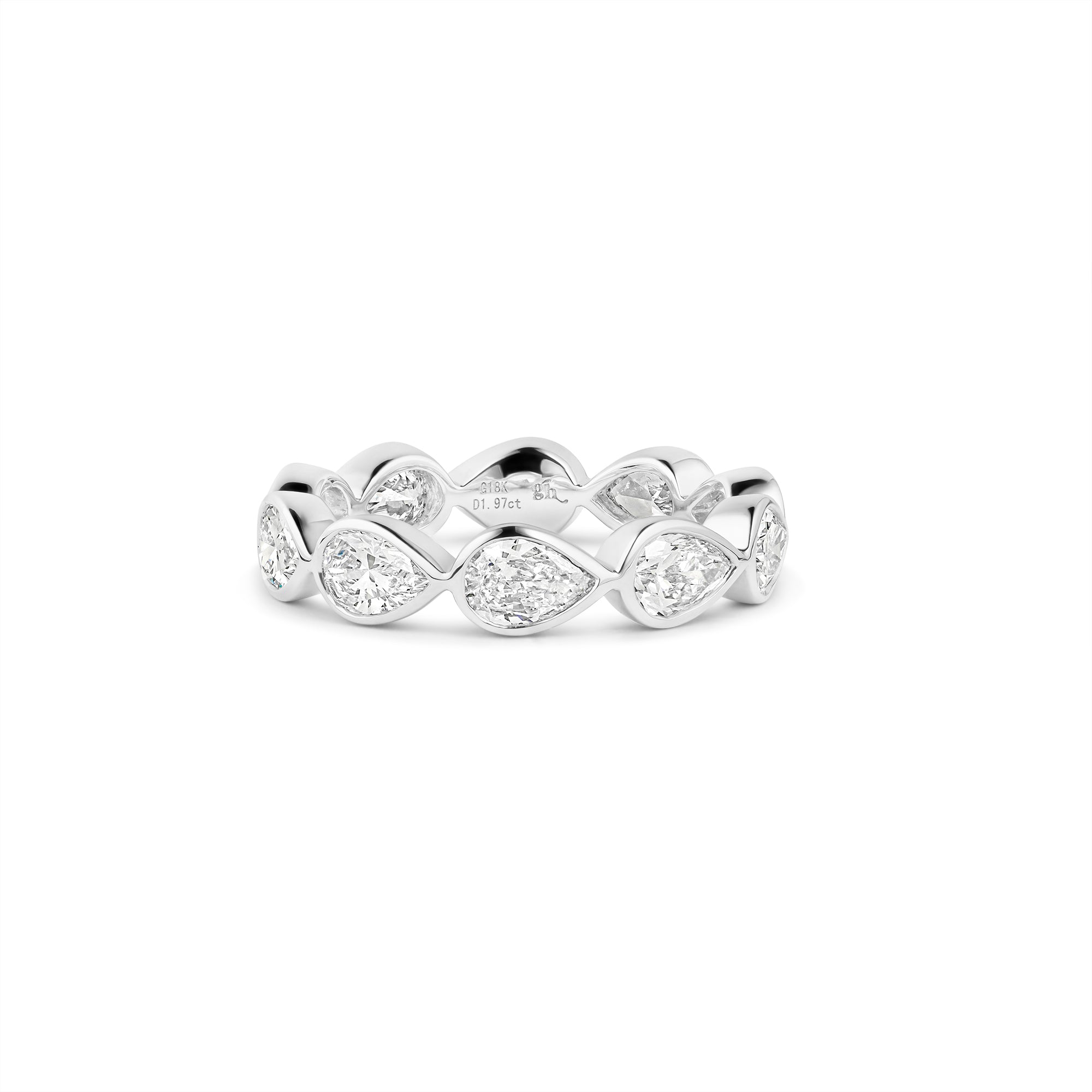 Pear Bezel Band