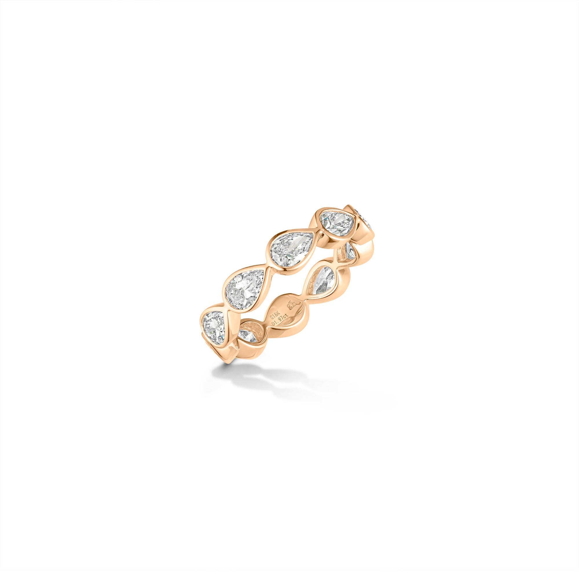 Pear Bezel Band