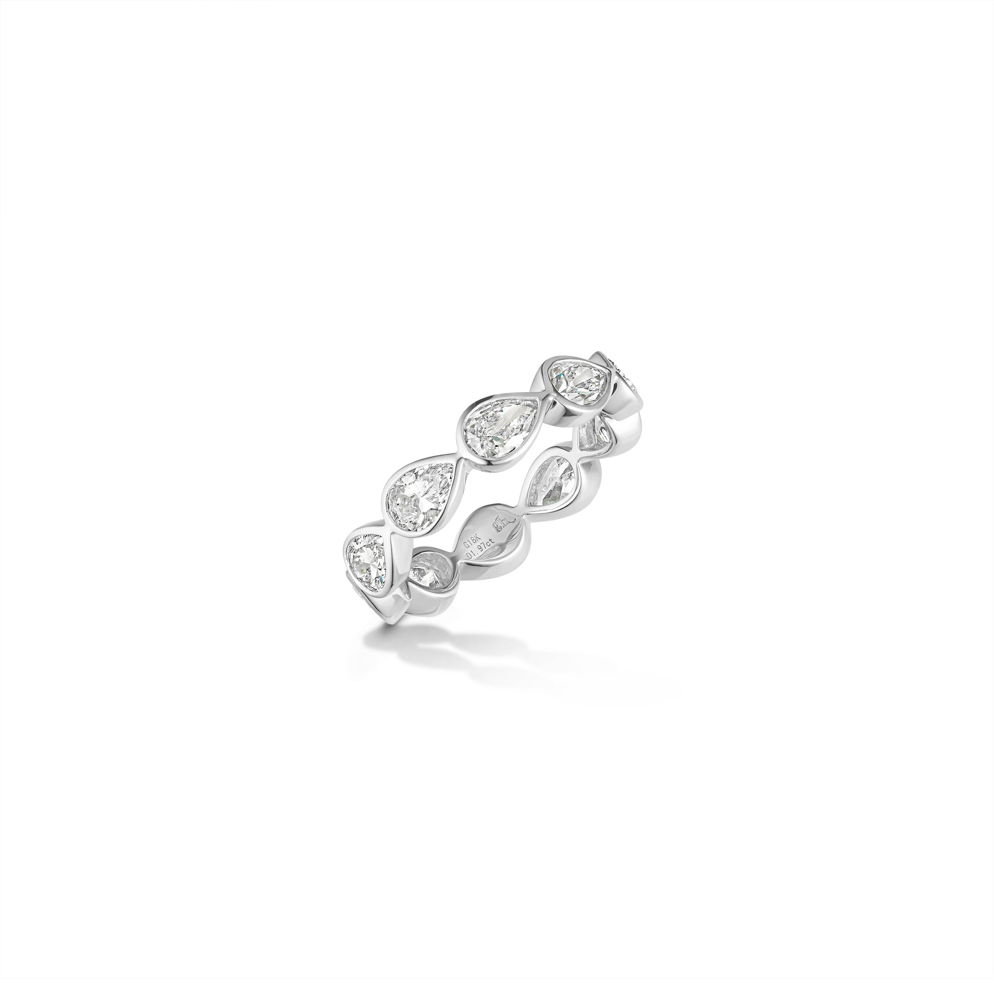 Pear Bezel Band