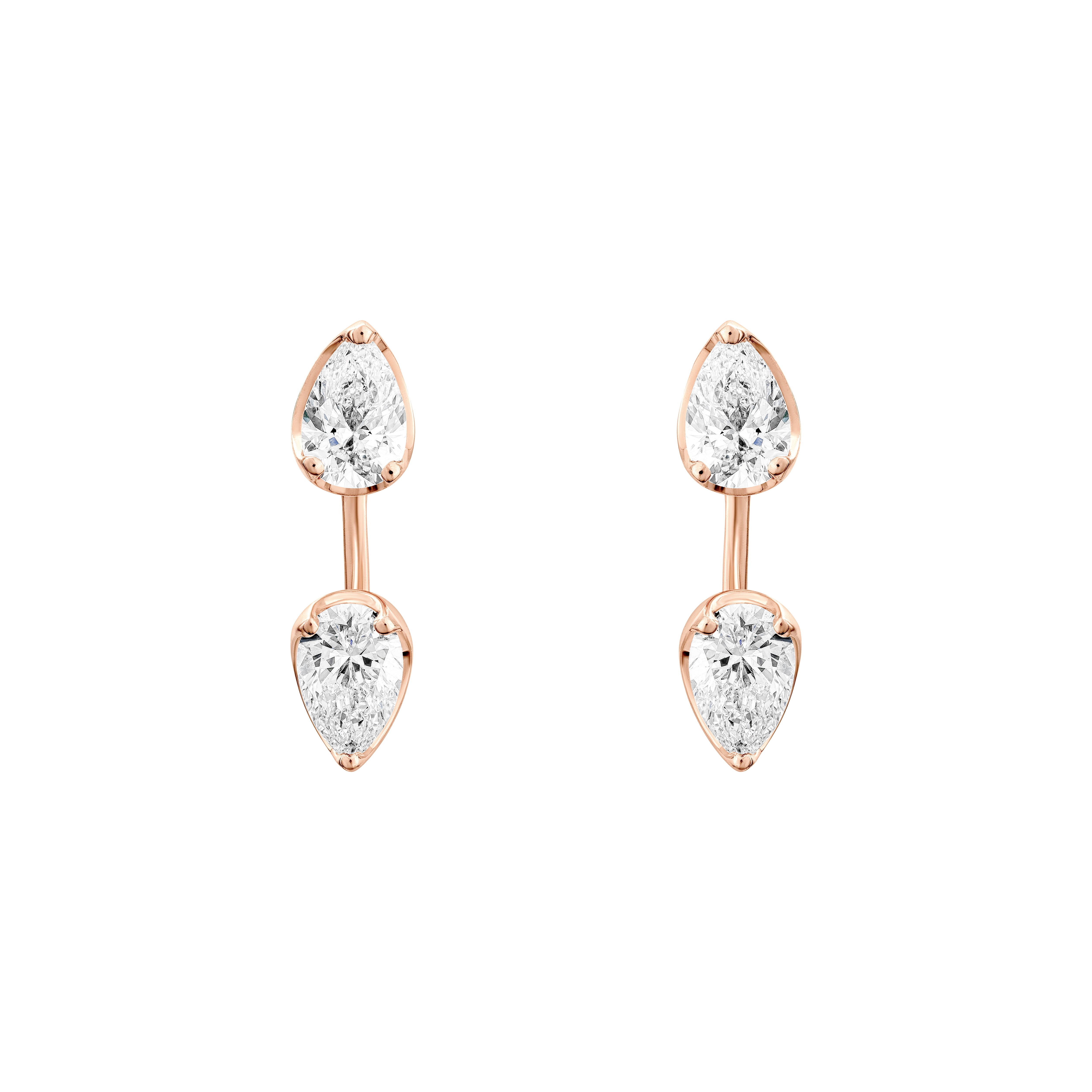 Edge - Lab Diamond & 18k Gold Earring Jacket