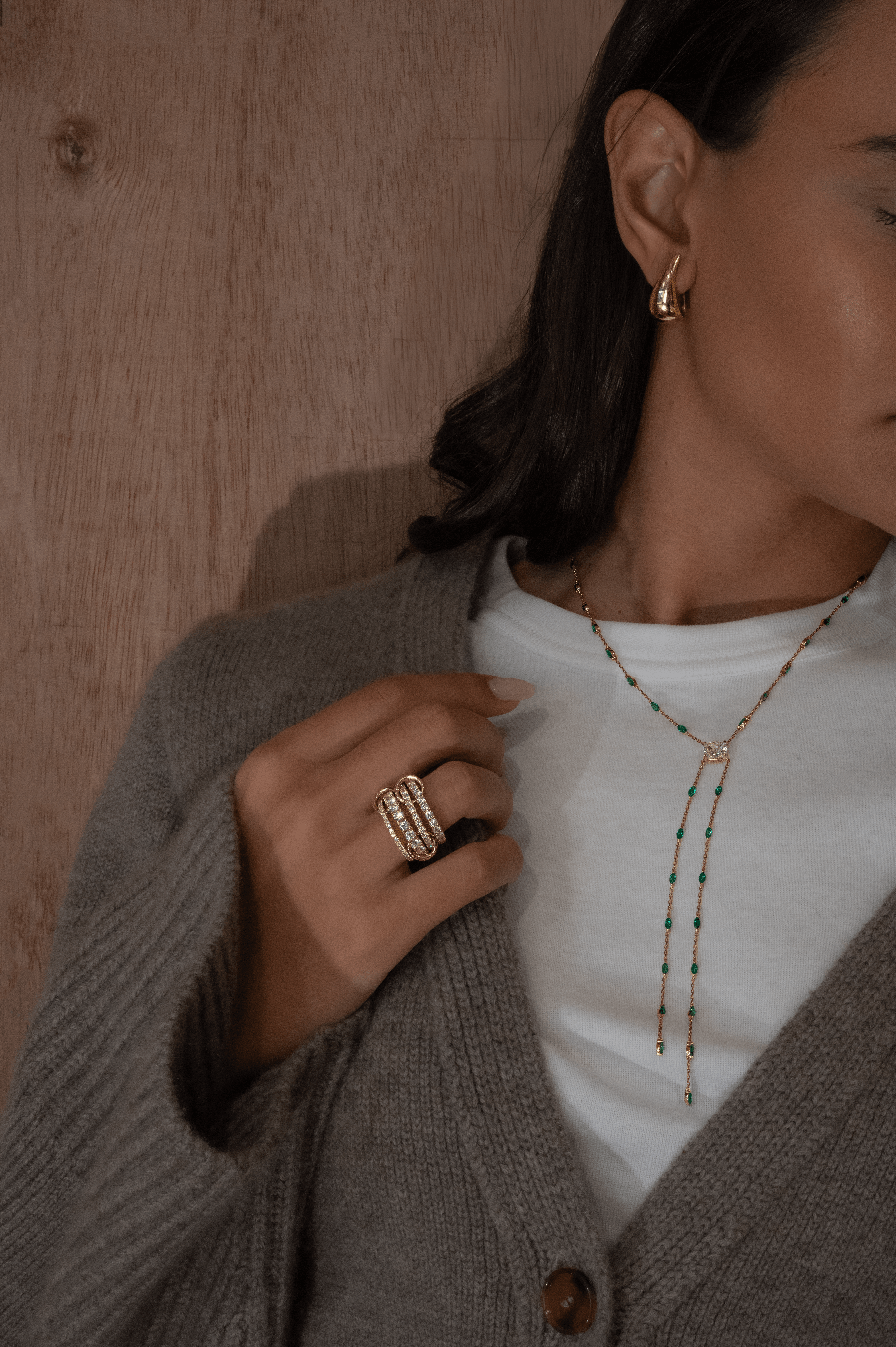 Meridian Emerald Lariat