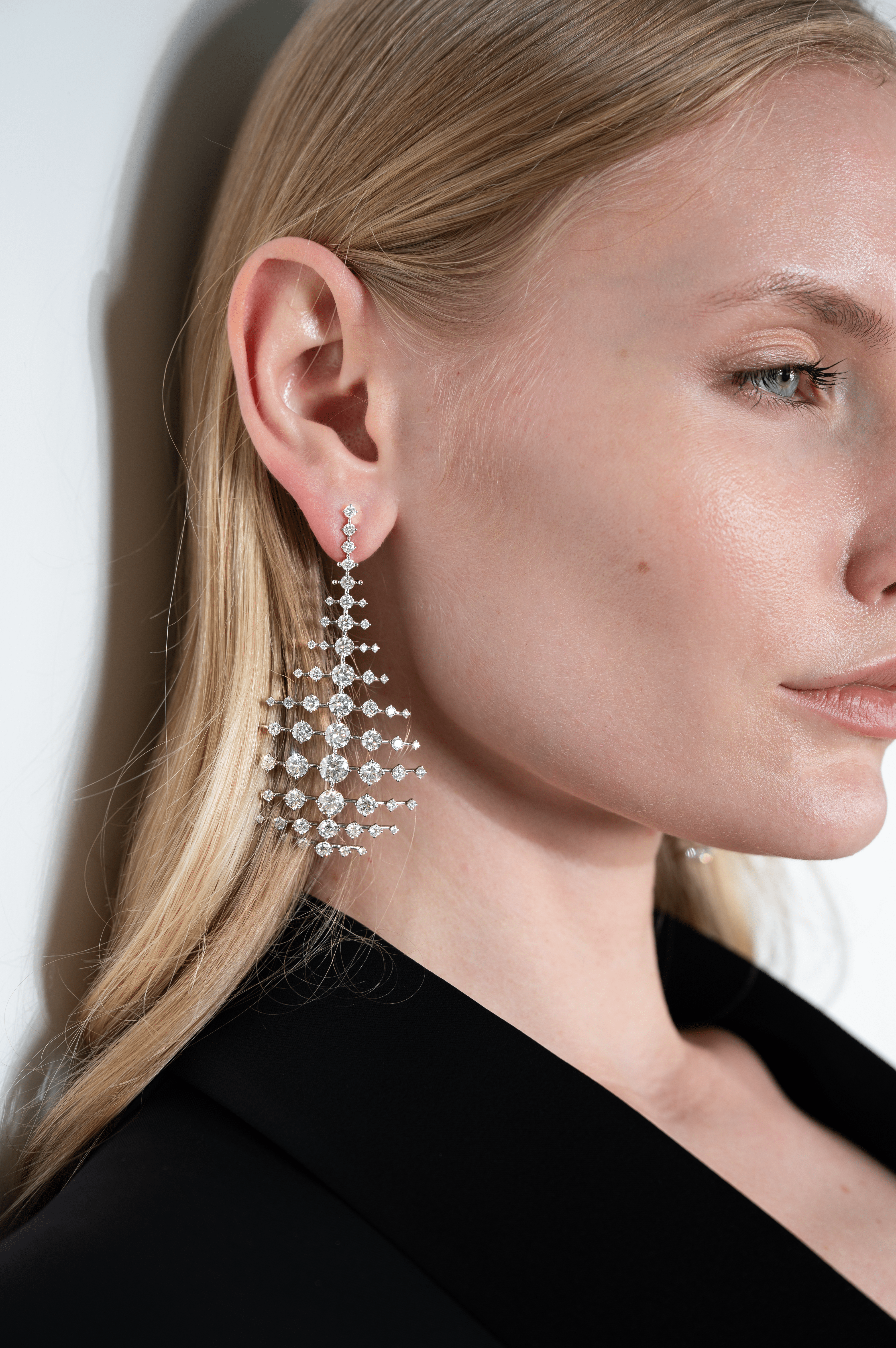 Strobe Earrings - Lab Diamonds & 18k Gold