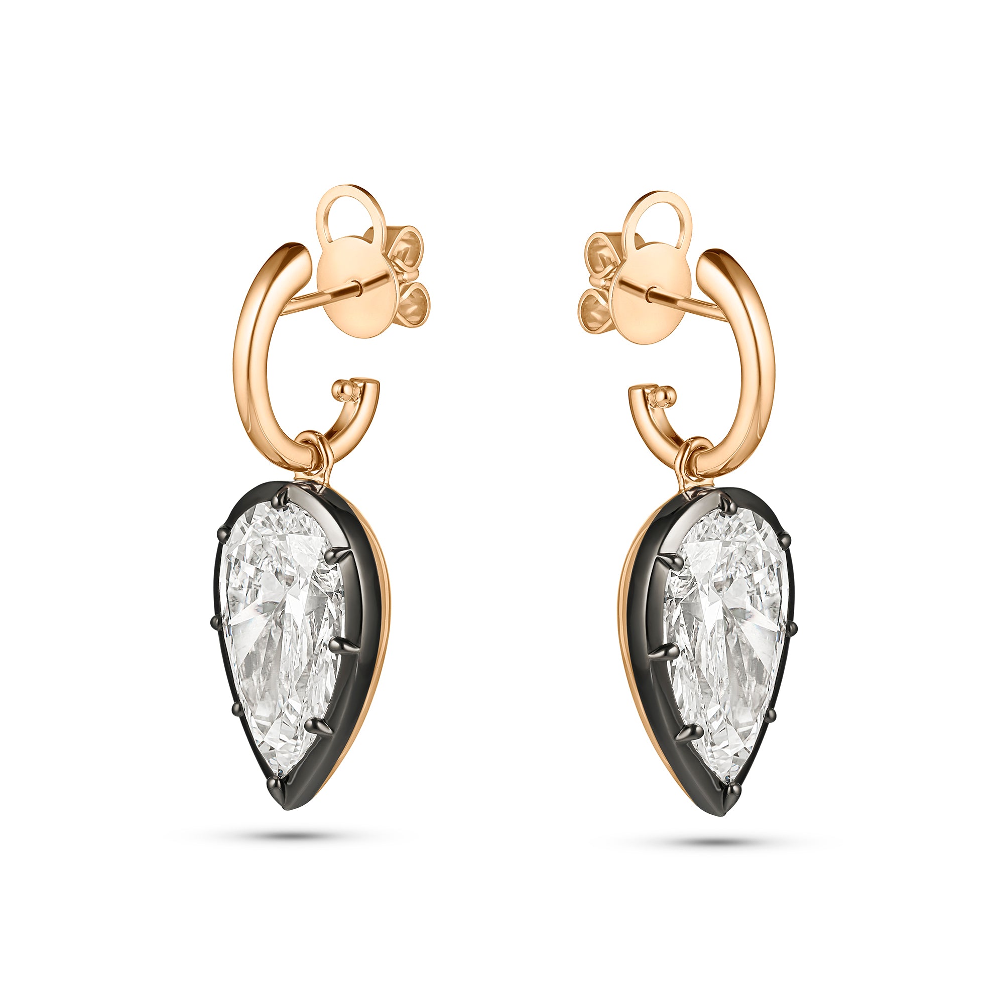 Georgian Pear Earrings