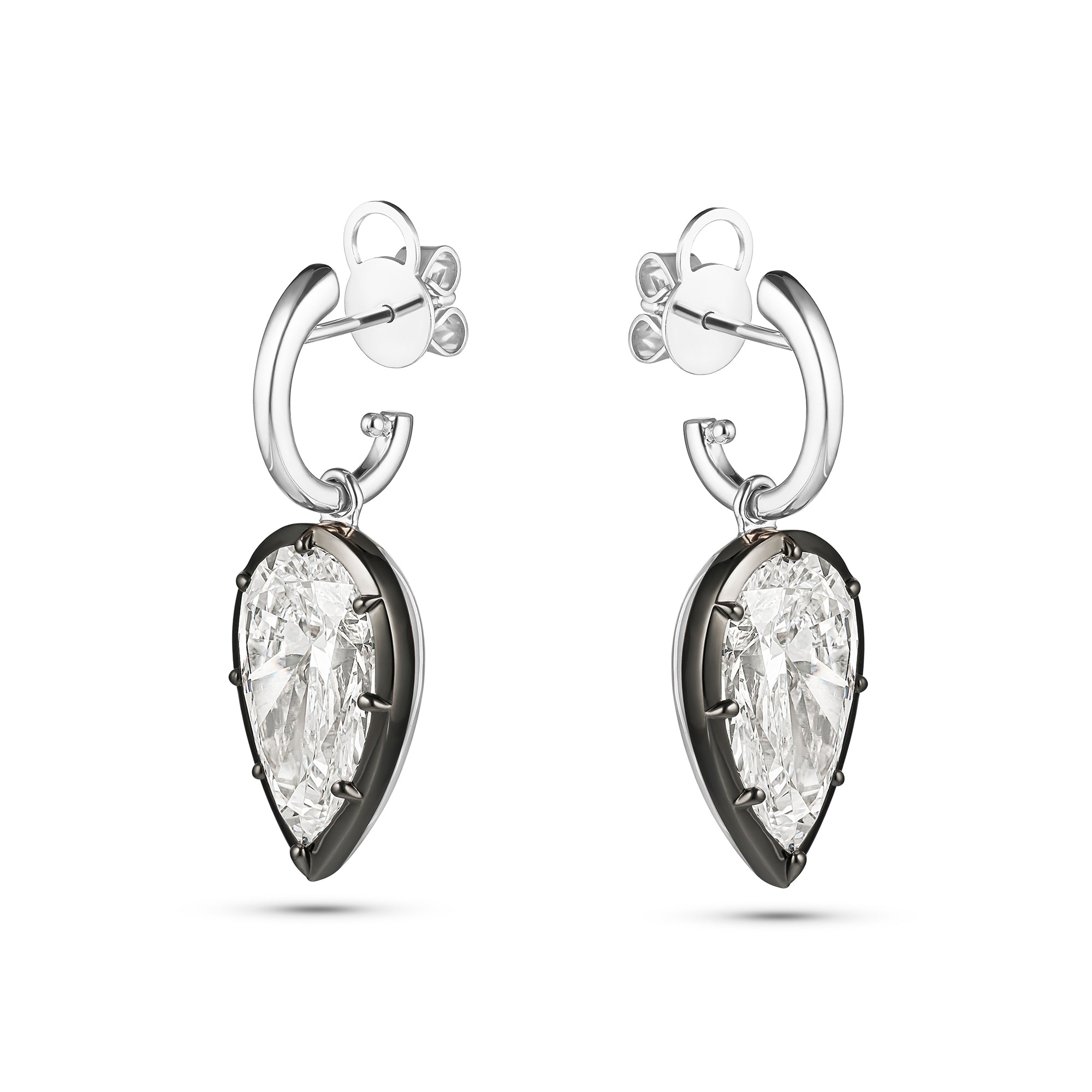 Georgian Pear Earrings