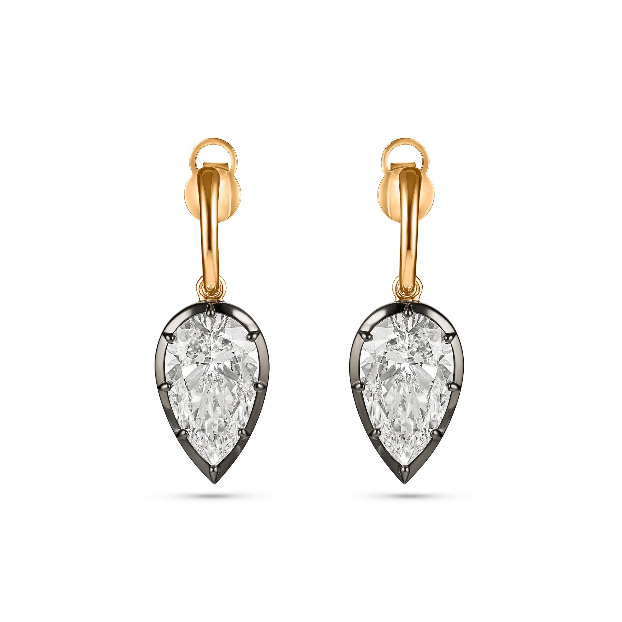 Georgian Pear Earrings