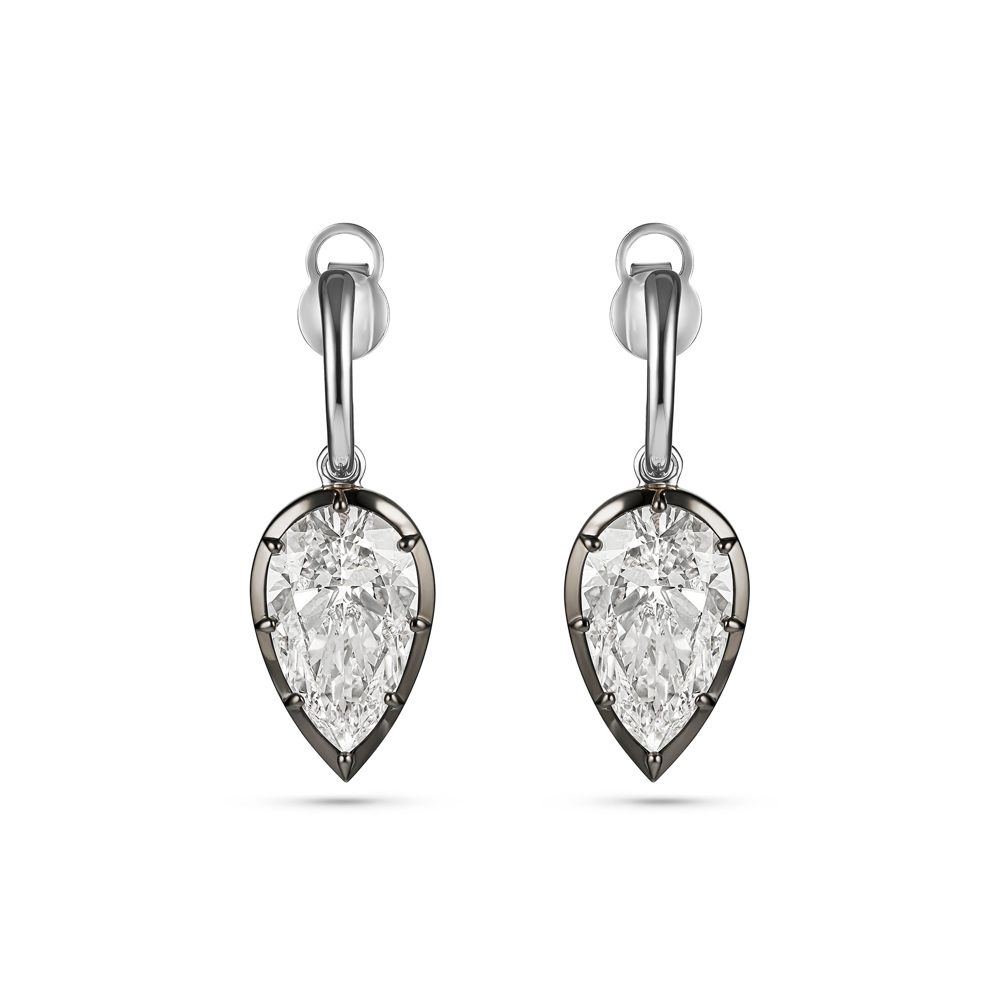 Georgian Pear Earrings