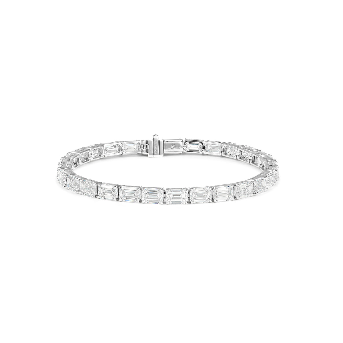 East-West Emerald Cut Bracelet