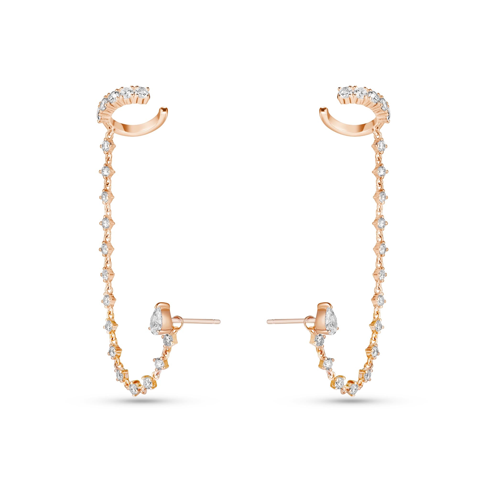 Glint Chain Stud Cuff