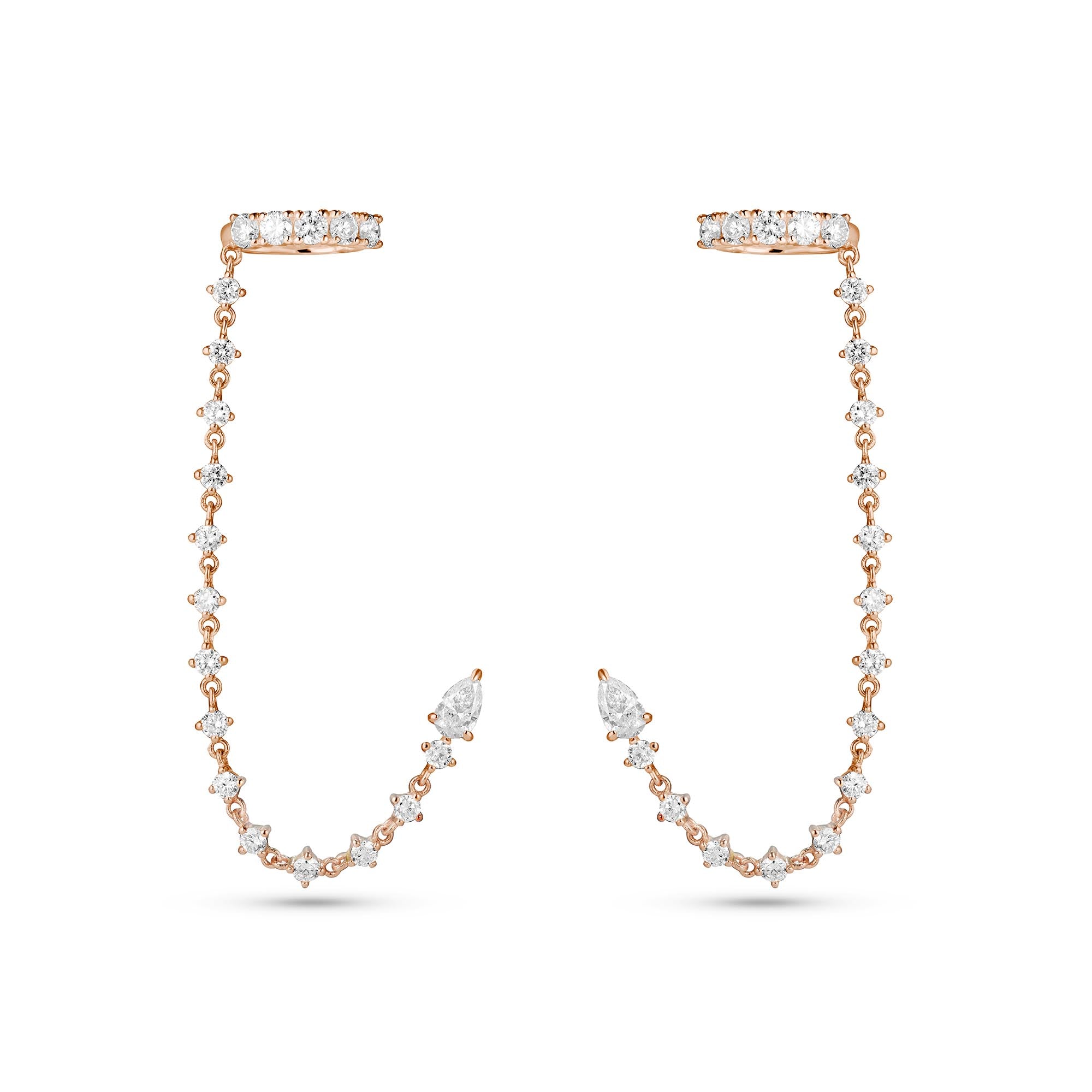 Glint Chain Stud Cuff