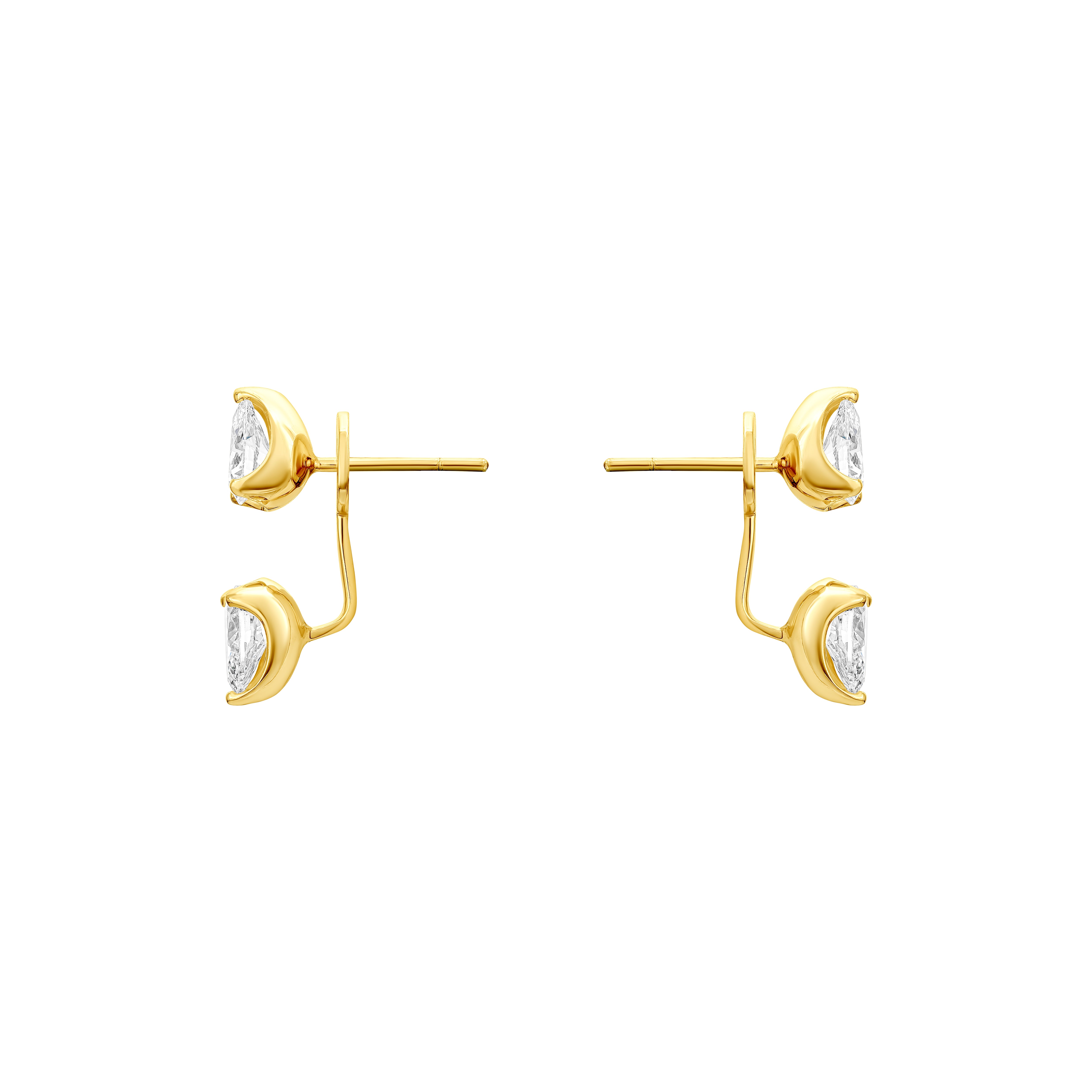 Edge - Lab Diamond & 18k Gold Earring Jacket