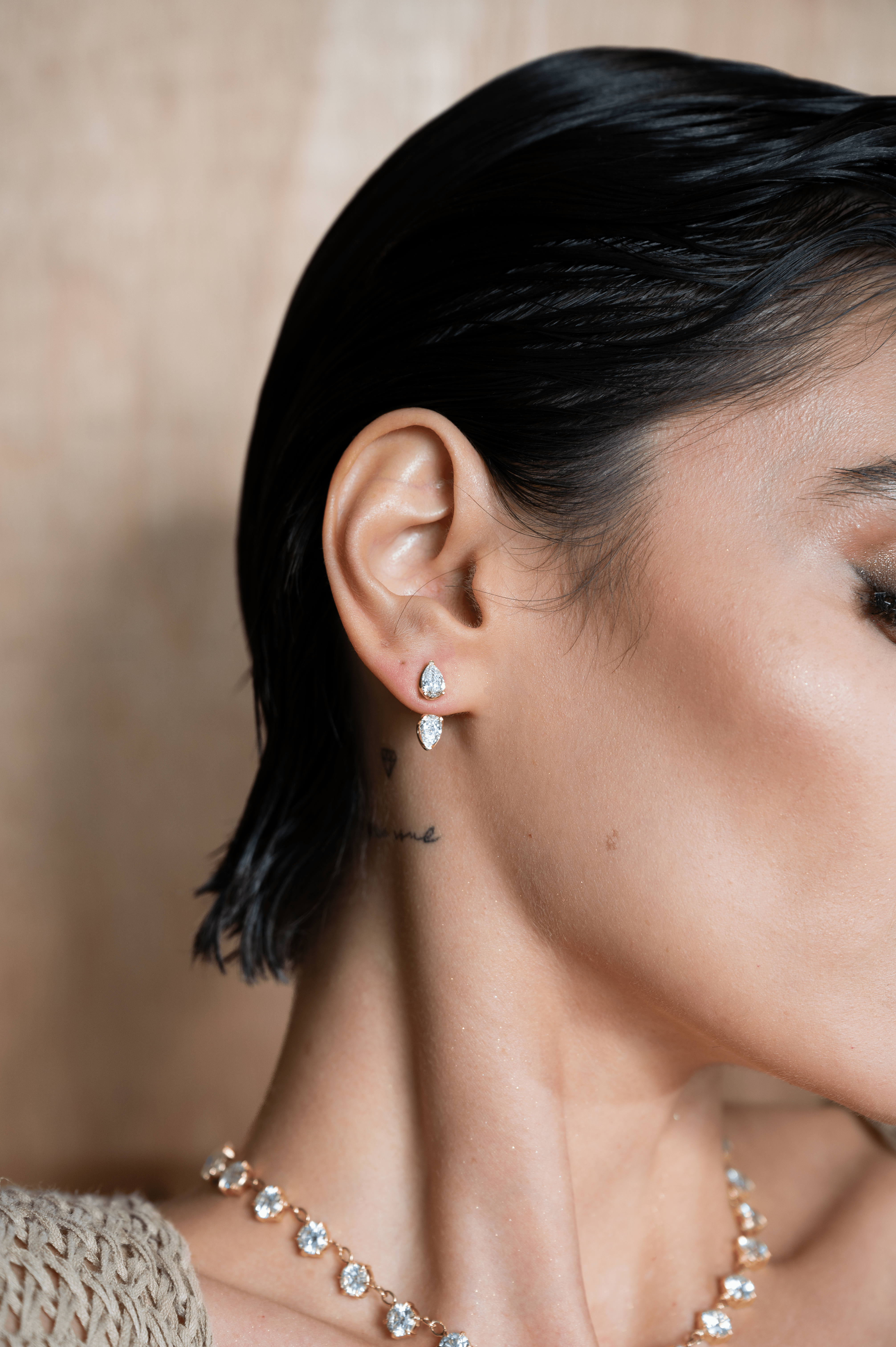 Edge - Lab Diamond & 18k Gold Earring Jacket