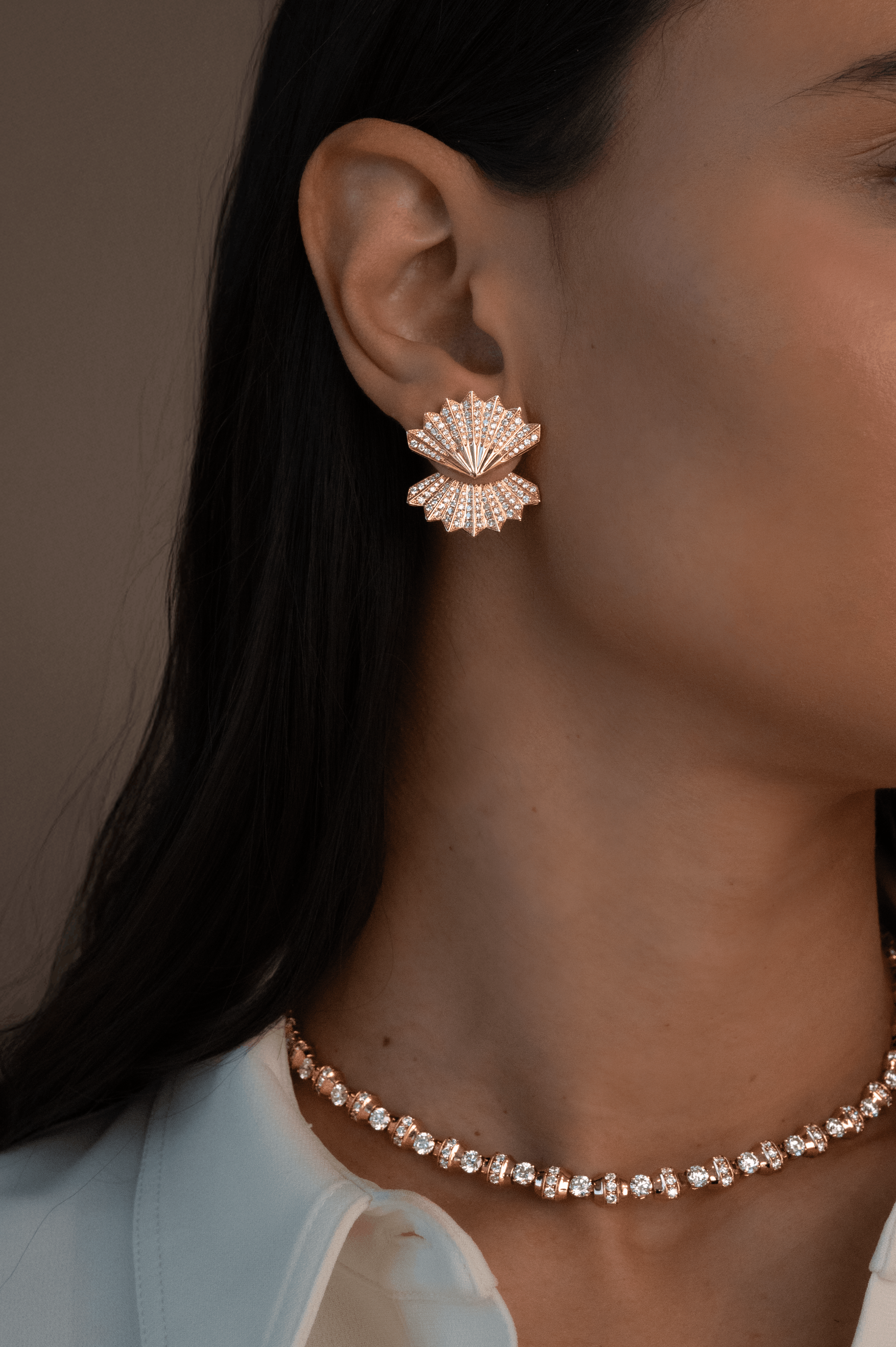 Pavé Flamenco Ear Jacket