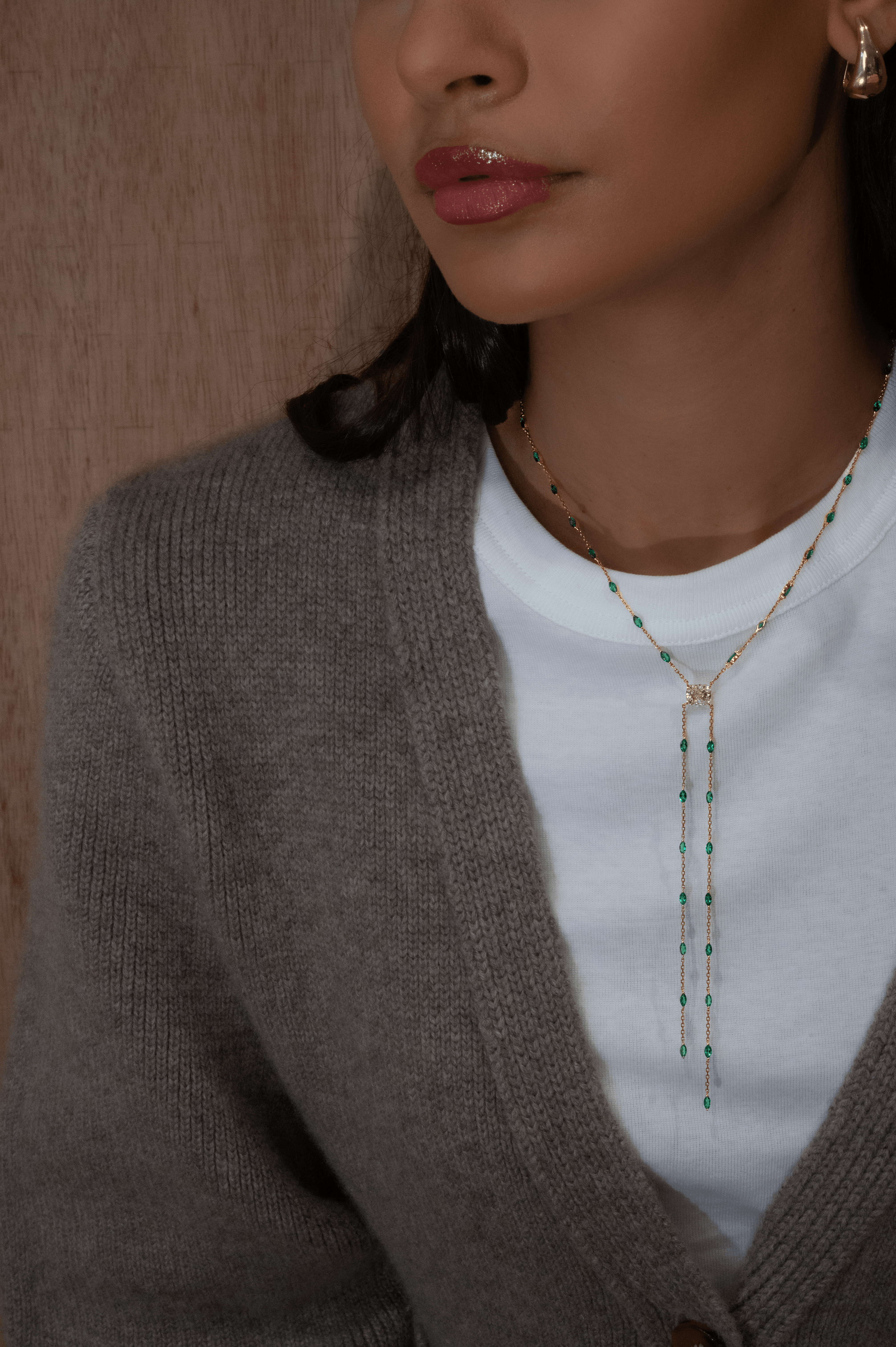 Meridian Emerald Lariat