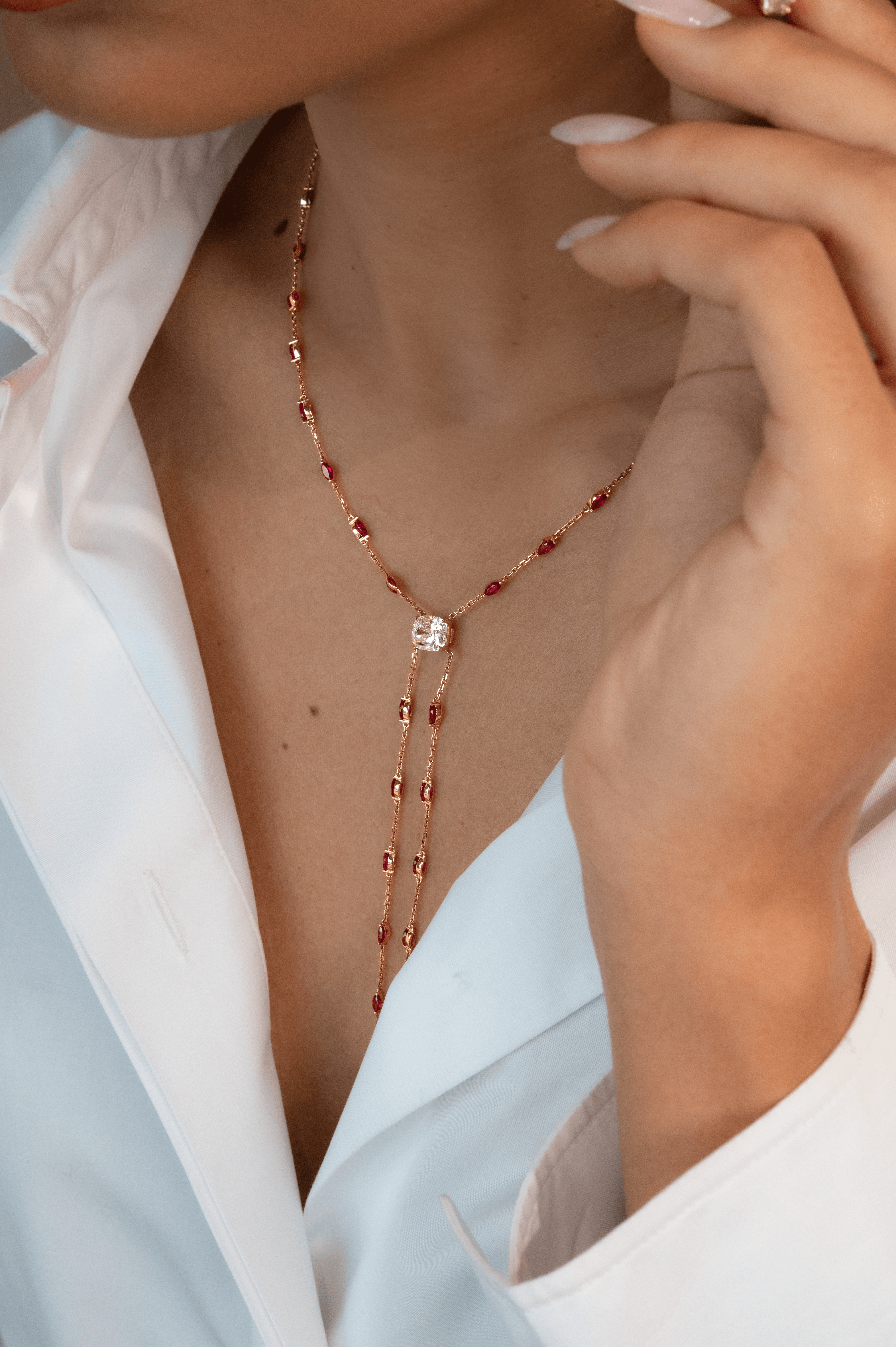 Meridian Ruby Lariat