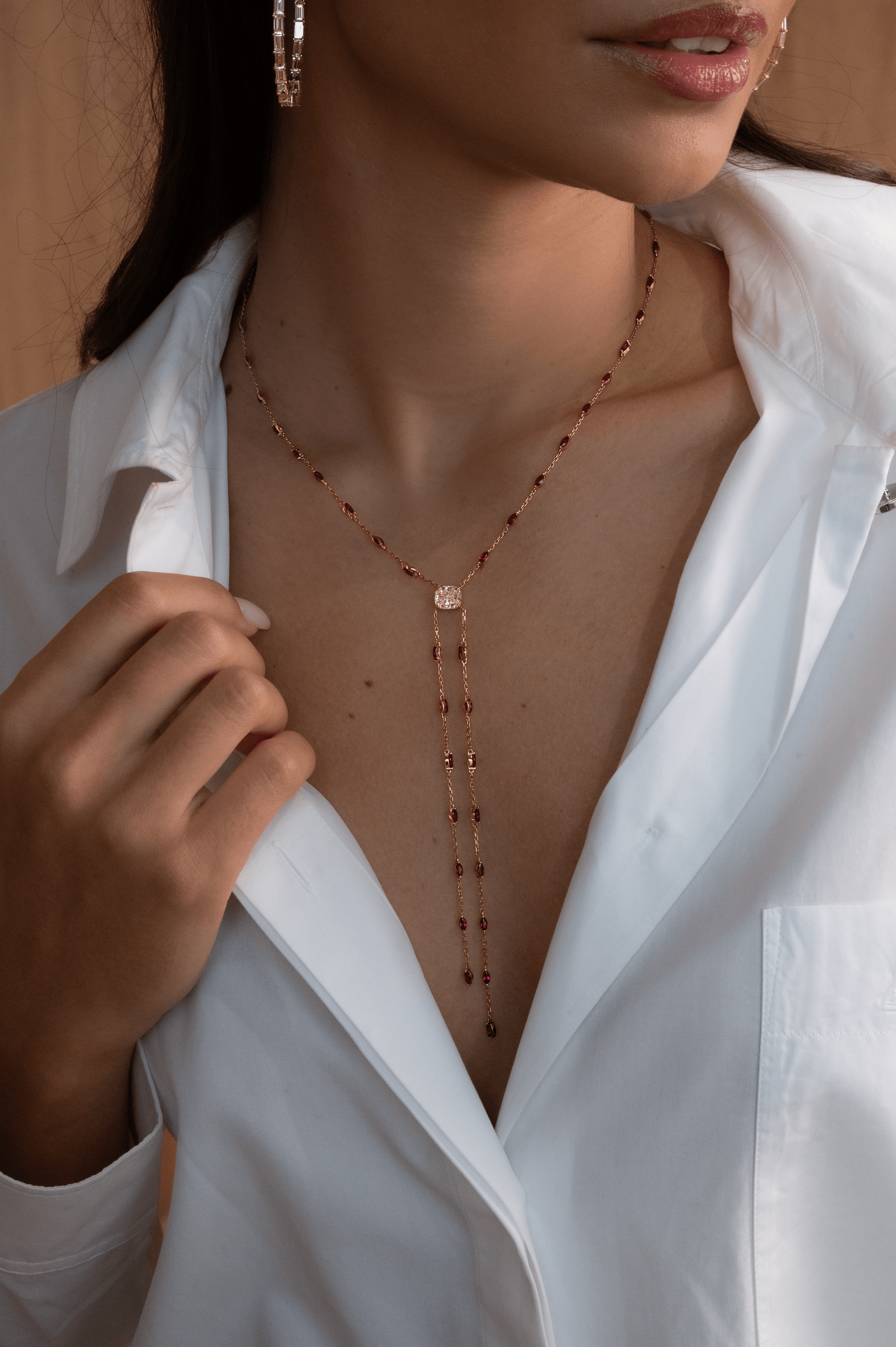 Meridian Ruby Lariat