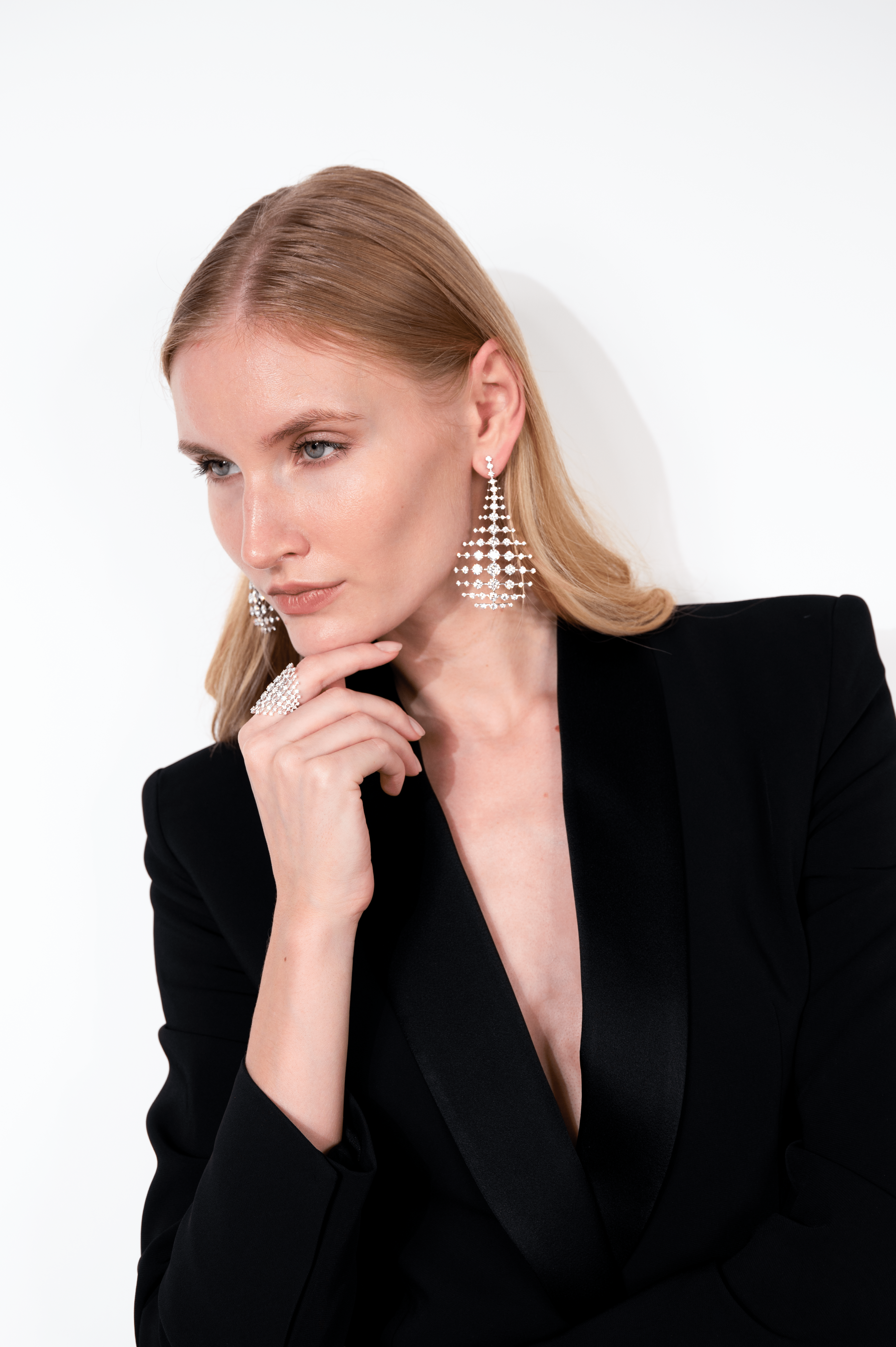 Strobe Earrings - Lab Diamonds & 18k Gold