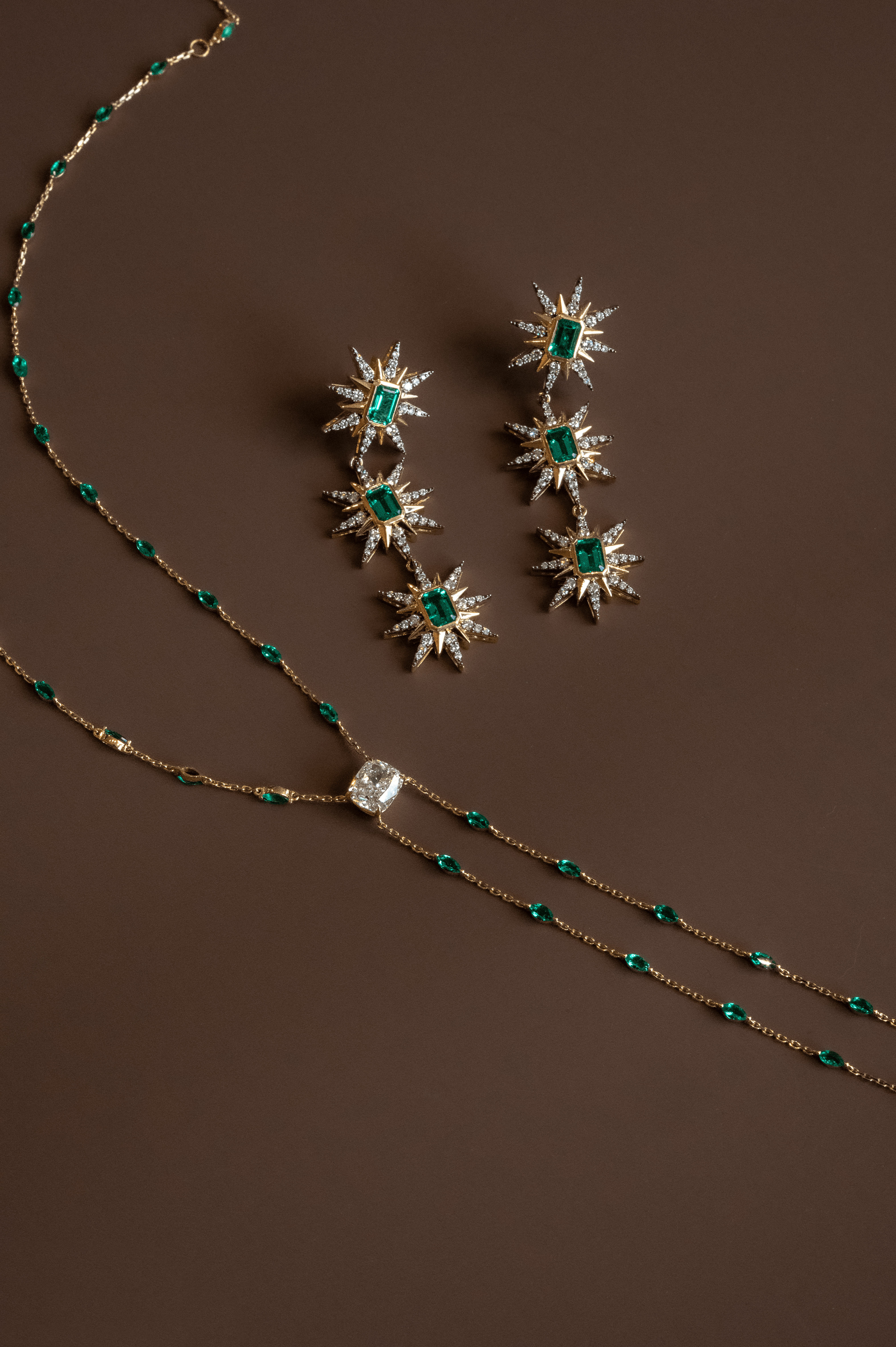 Meridian Emerald Lariat