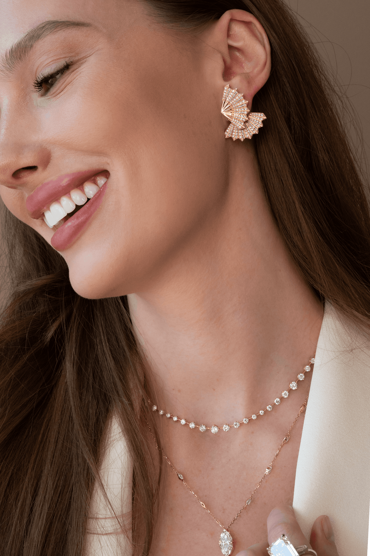 Pavé Flamenco Ear Jacket
