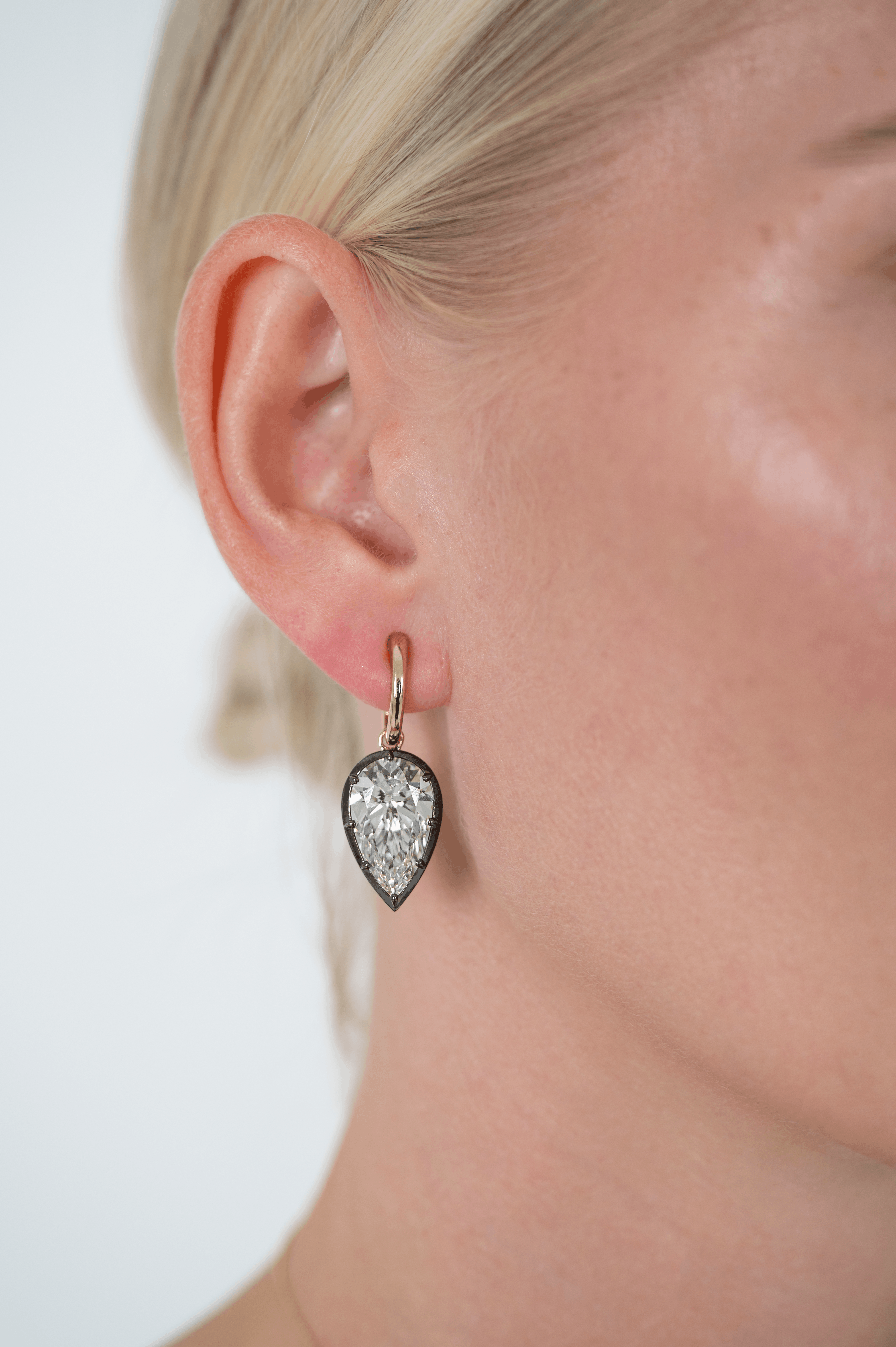 Georgian Pear Earrings